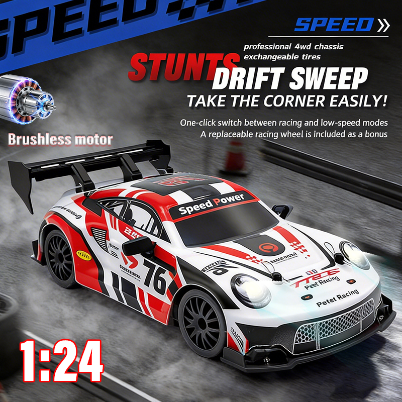Racing Arcade Cabinet - 1:24 RC Drift Cars 80KM/H 4WD