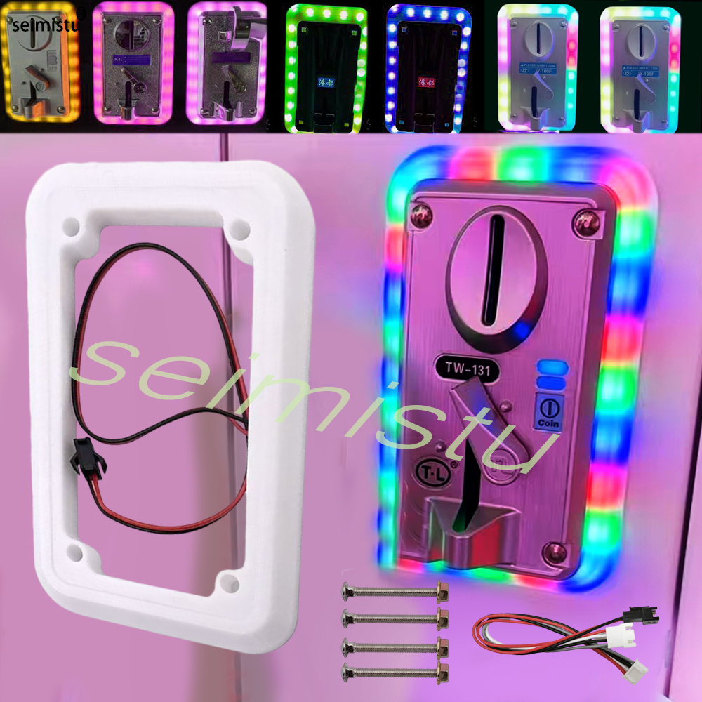 Arcade Games And Vending - Coin acceptor LED Colorful LED Frame