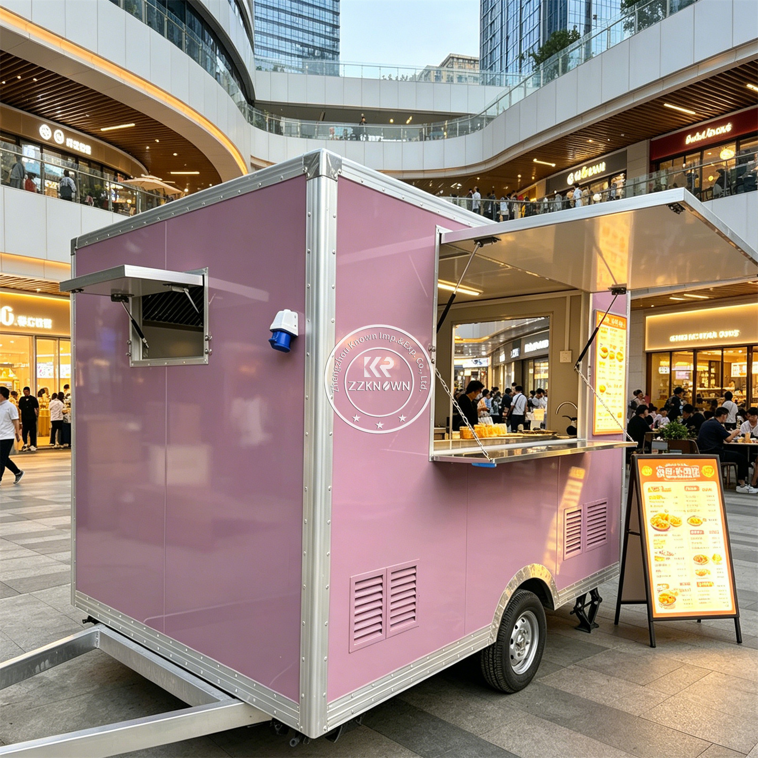 Hot Dog Vending Cart - Concession Pizza Trailer Street BBQ Hot