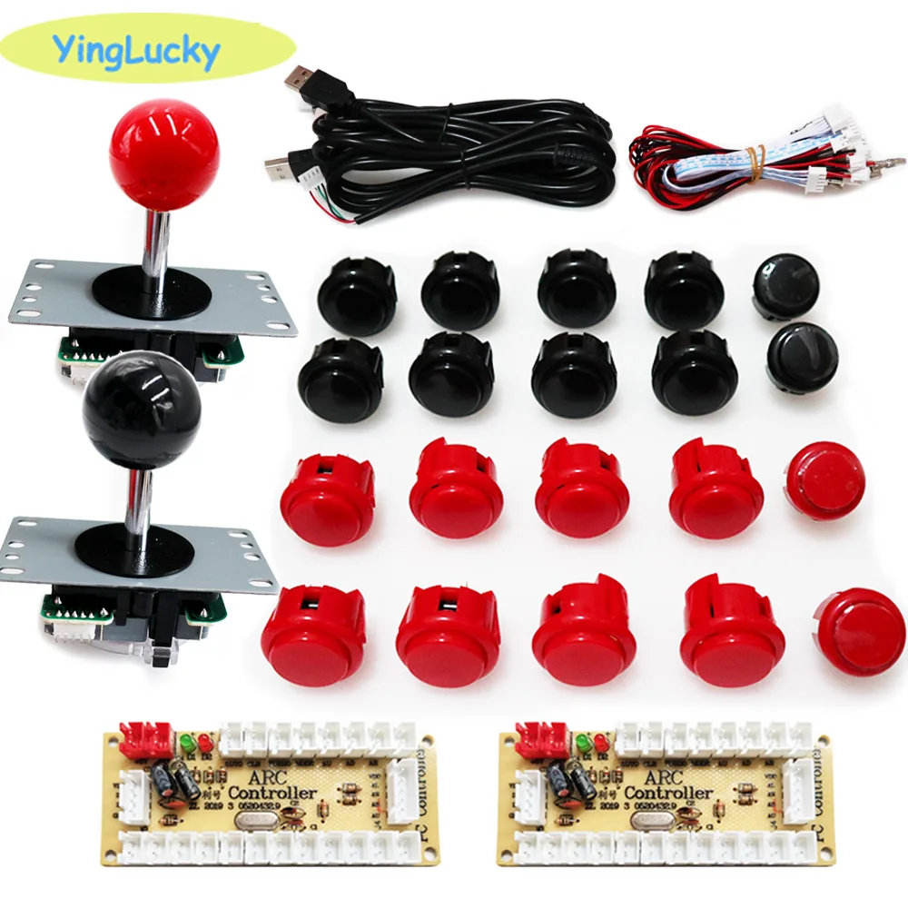 Arcade 2 Player Zero Delay Kit - مراجعة Arcade Button Pcb وسعره