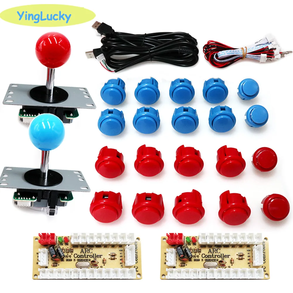 Arcade 2 Player Zero Delay Kit - مراجعة Arcade Button Pcb وسعره