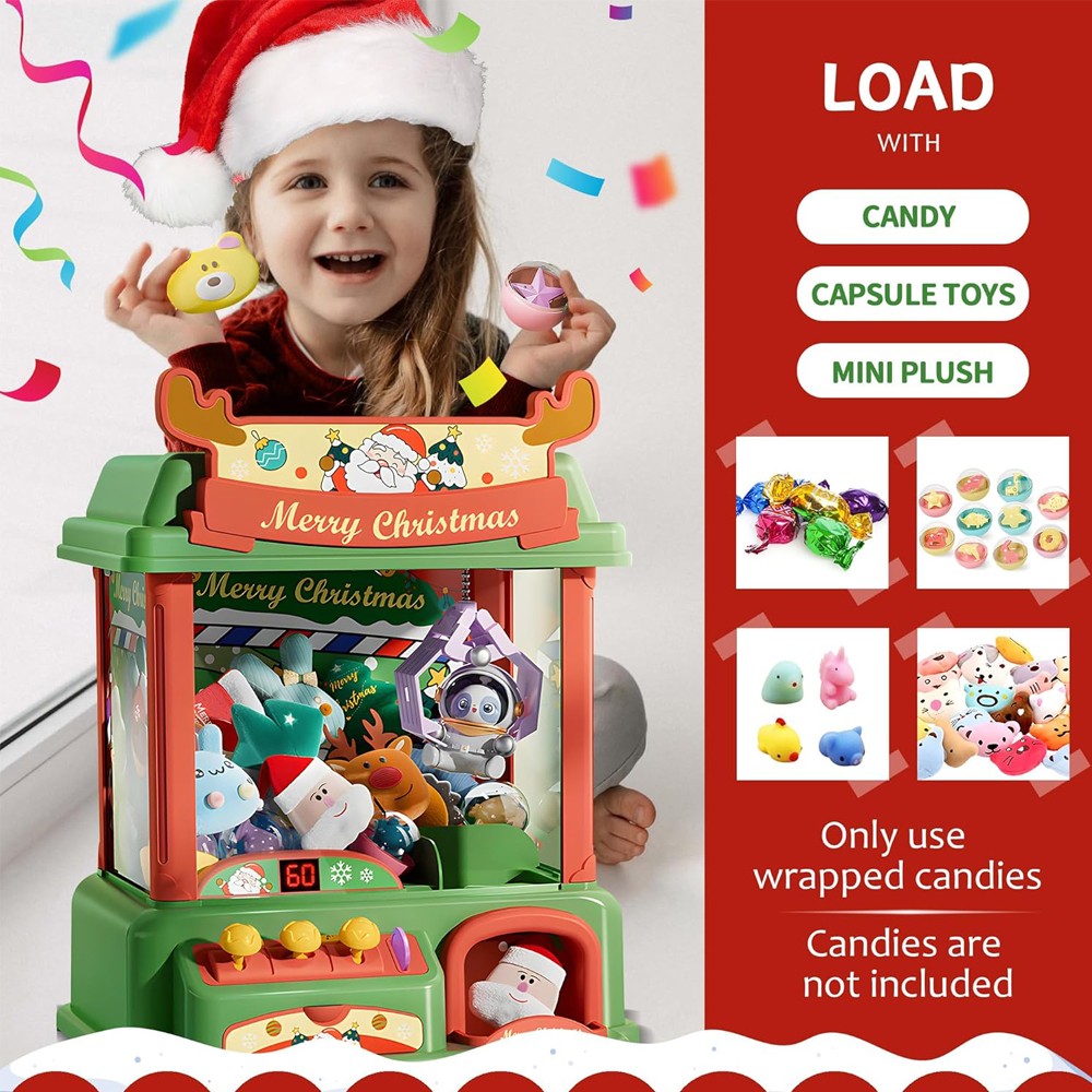 Christmas Claw Machine For Kid - مراجعة Arcade Games And Vending وسعره