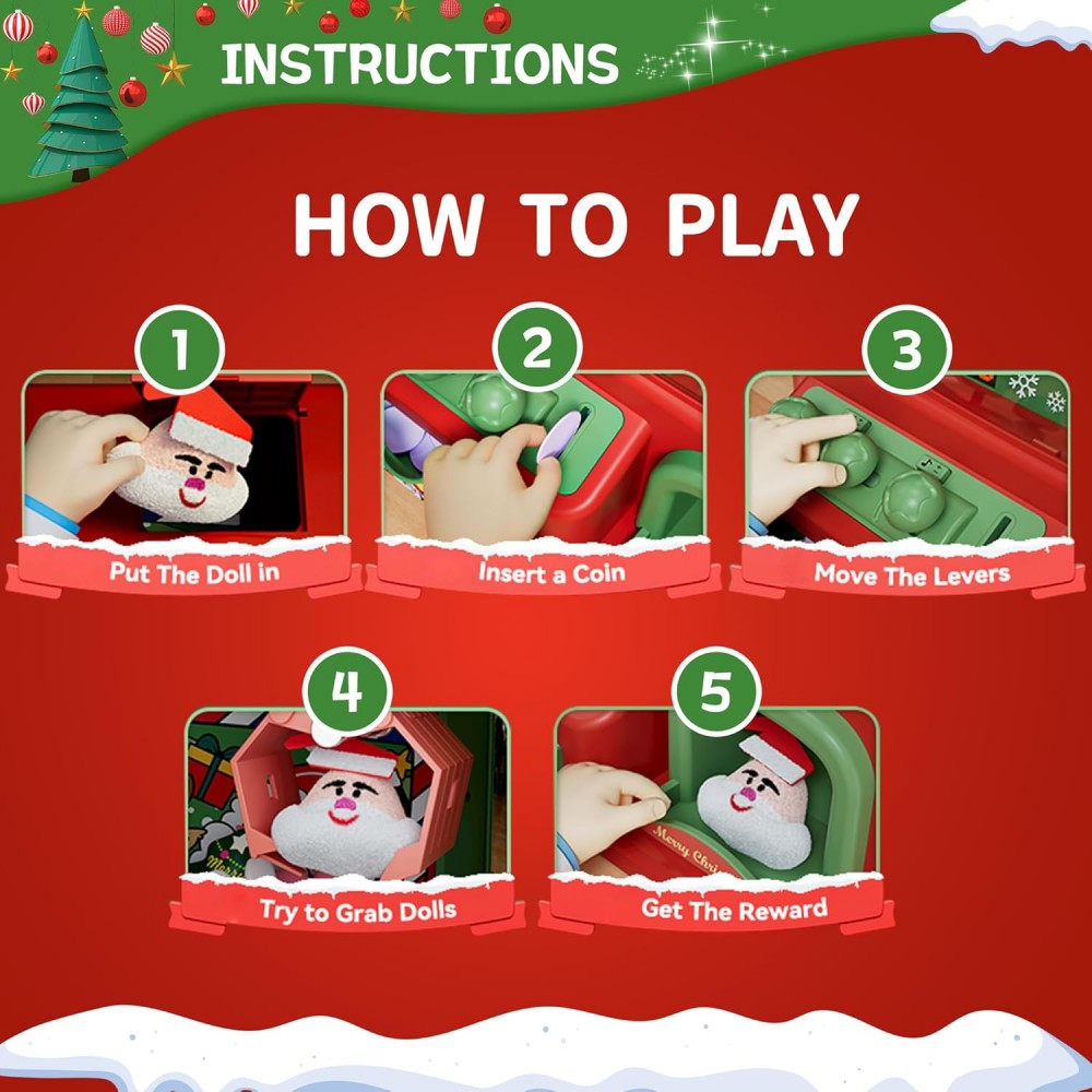 Christmas Claw Machine For Kid - مراجعة Arcade Games And Vending وسعره