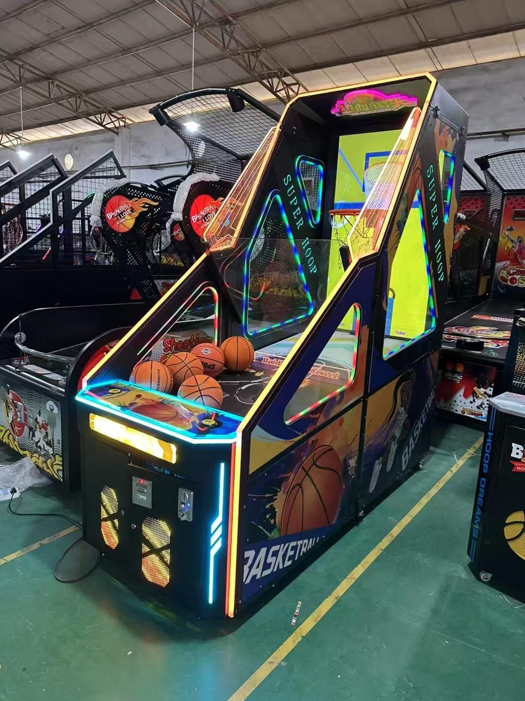 Coin-Operated LED Basketball A - مراجعة Ticket Redemption Machine وسعره