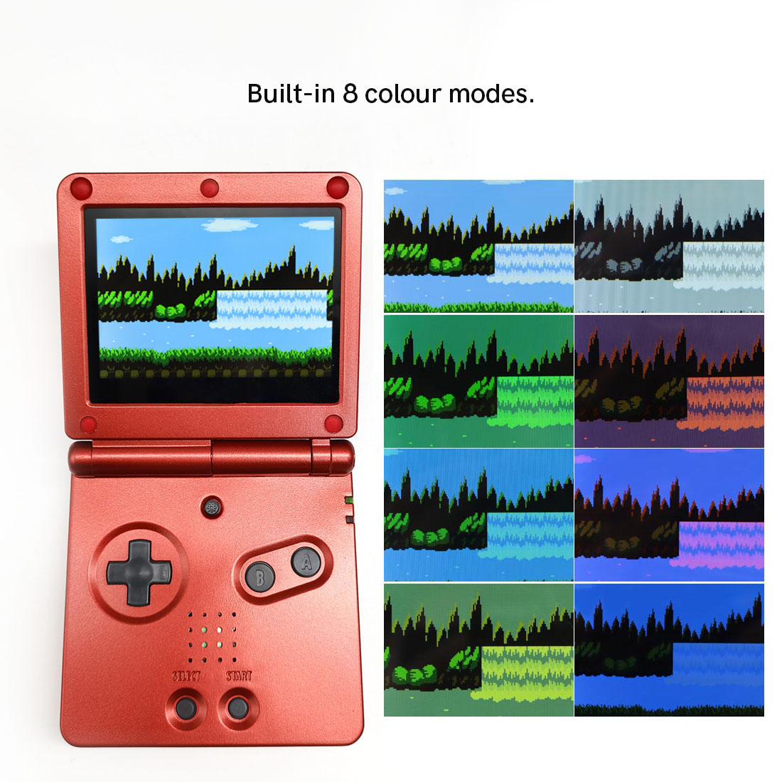 HD 3.0 inch For GBA SP V5  Lam - مراجعة Lcd Screen Arcade وسعره