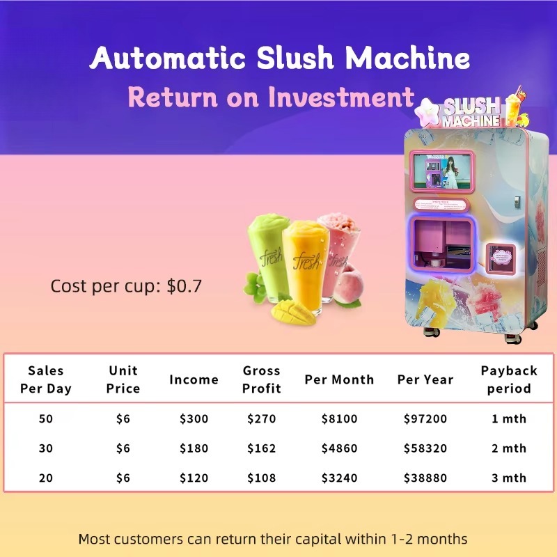 Adjustable Slushie Vending Mac - مراجعة Slushie Machine Vending وسعره