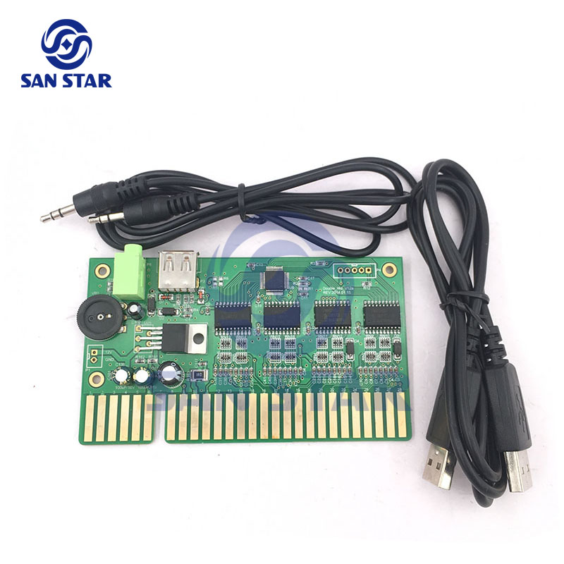 PC TO JAMMA USB Converter Boar - مراجعة Arcade Button Pcb وسعره
