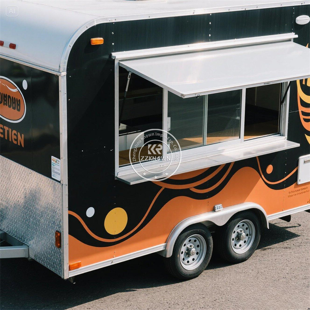 Concession Mobile Food Trailer - مراجعة Hot Dog Vending Cart وسعره