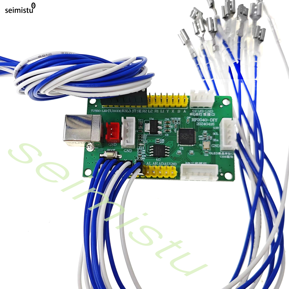 ps4 ps3 RP2040 development boa - مراجعة Arcade Button Pcb وسعره