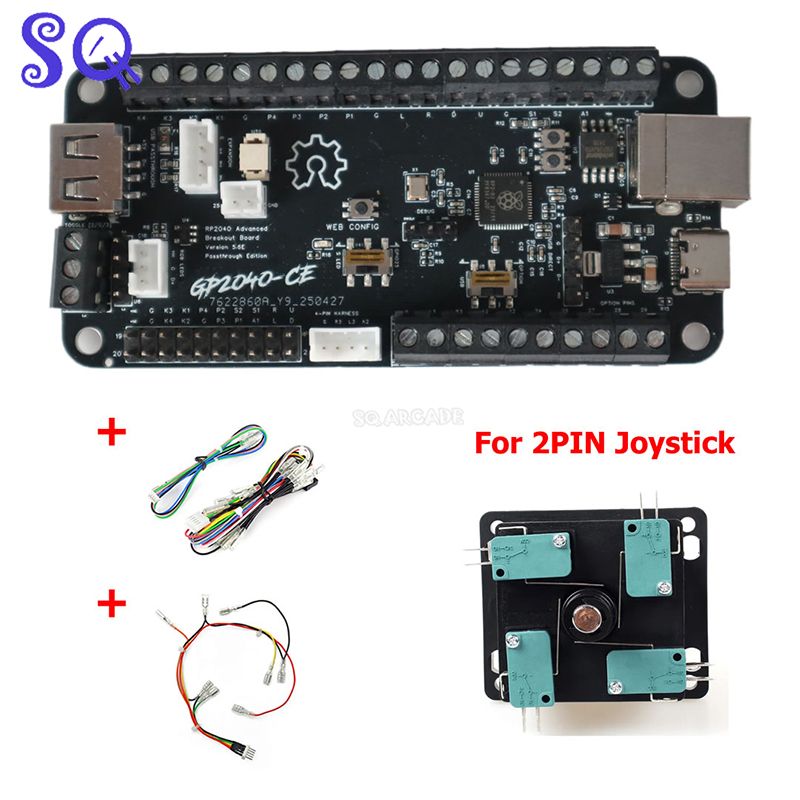 Advanced Breakout Board GP2040 - مراجعة Arcade Button Pcb وسعره