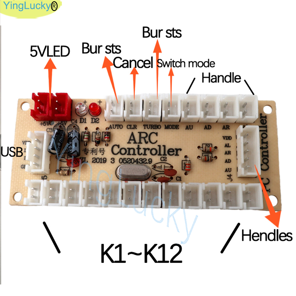 2 Player Arcade kit Copy Sanwa - مراجعة Arcade Button Pcb وسعره