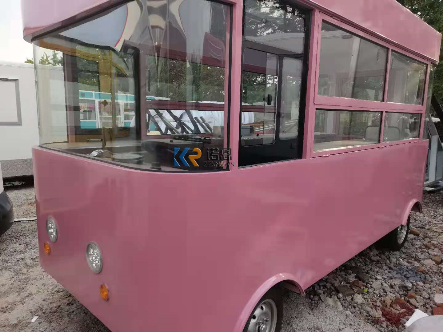 In Stock 4M Mobile Food Truck  - مراجعة Hot Dog Vending Cart وسعره