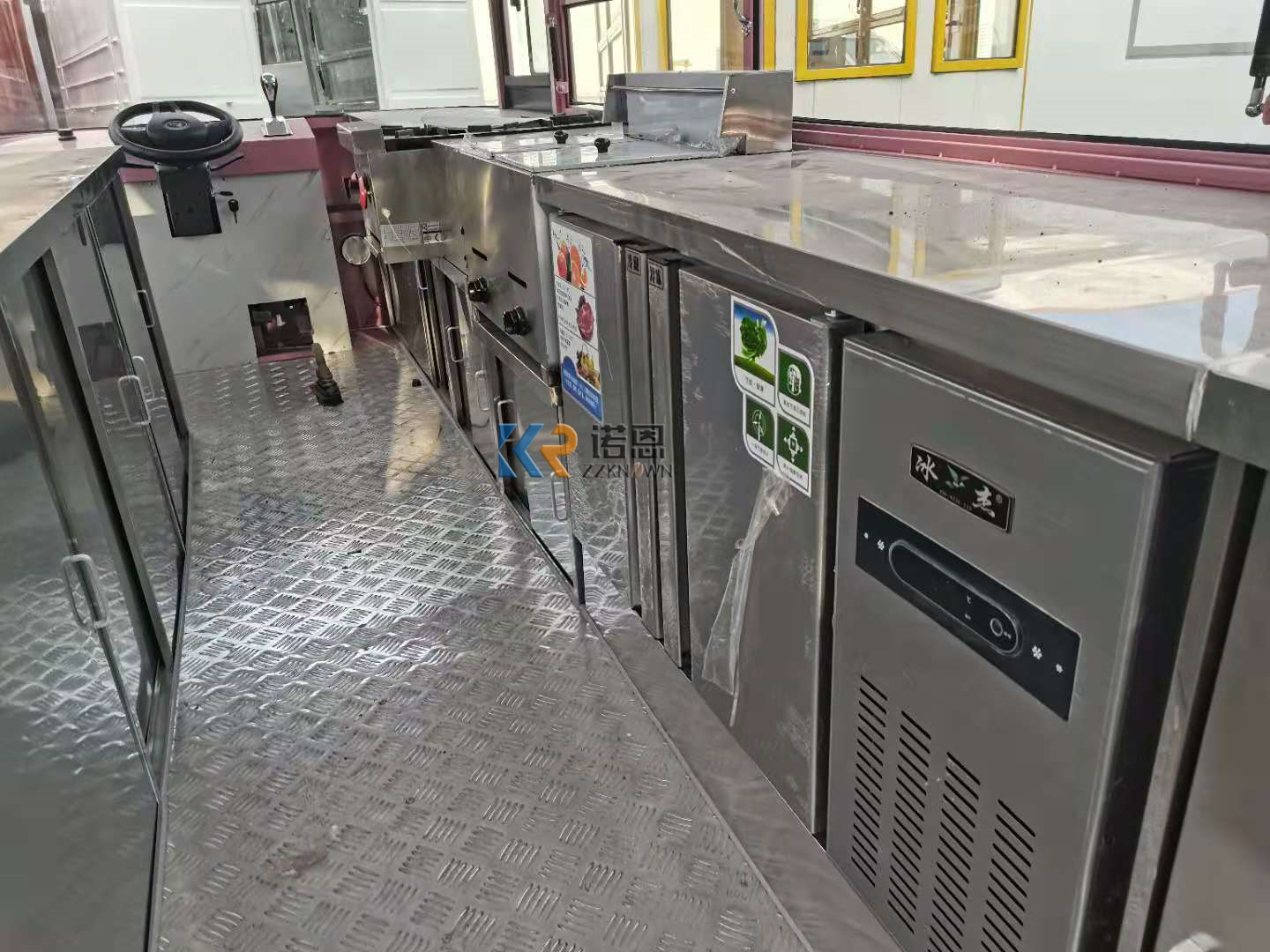 In Stock 4M Mobile Food Truck  - مراجعة Hot Dog Vending Cart وسعره
