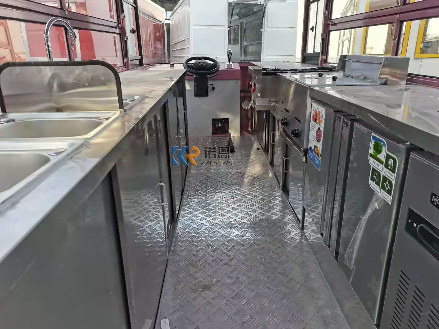 In Stock 4M Mobile Food Truck  - مراجعة Hot Dog Vending Cart وسعره
