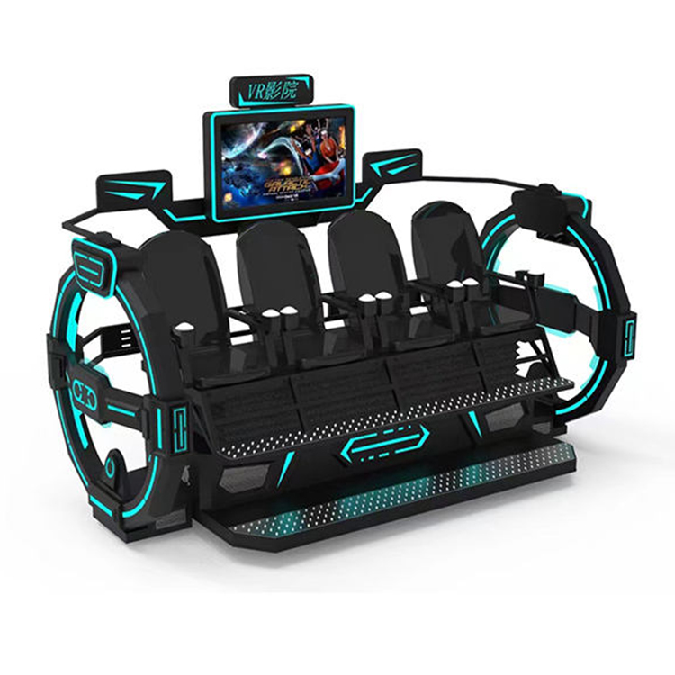 High Quality Theme Park 4 Seat - مراجعة 9D Vr Simulator وسعره