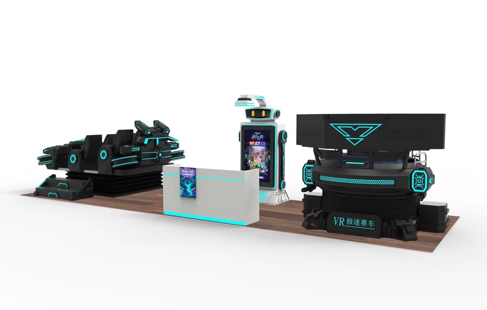 High Quality Theme Park 4 Seat - مراجعة 9D Vr Simulator وسعره