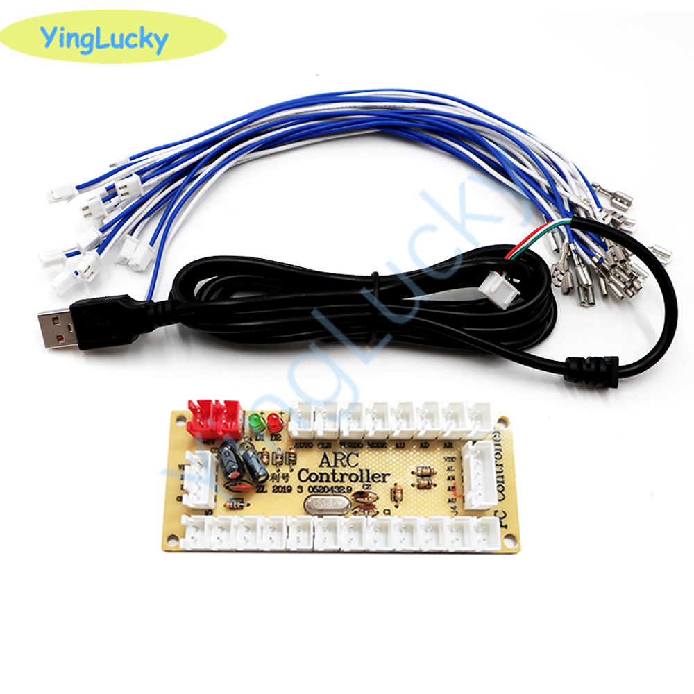 2 players Zero Delay Arcade US - مراجعة Arcade Button Pcb وسعره