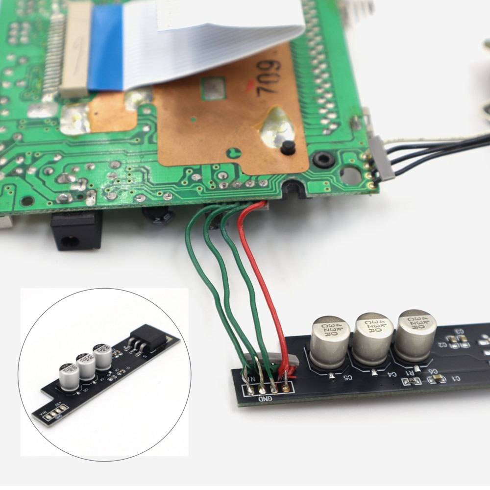 For GB Power Module Board Adap - مراجعة Lcd Screen Arcade وسعره