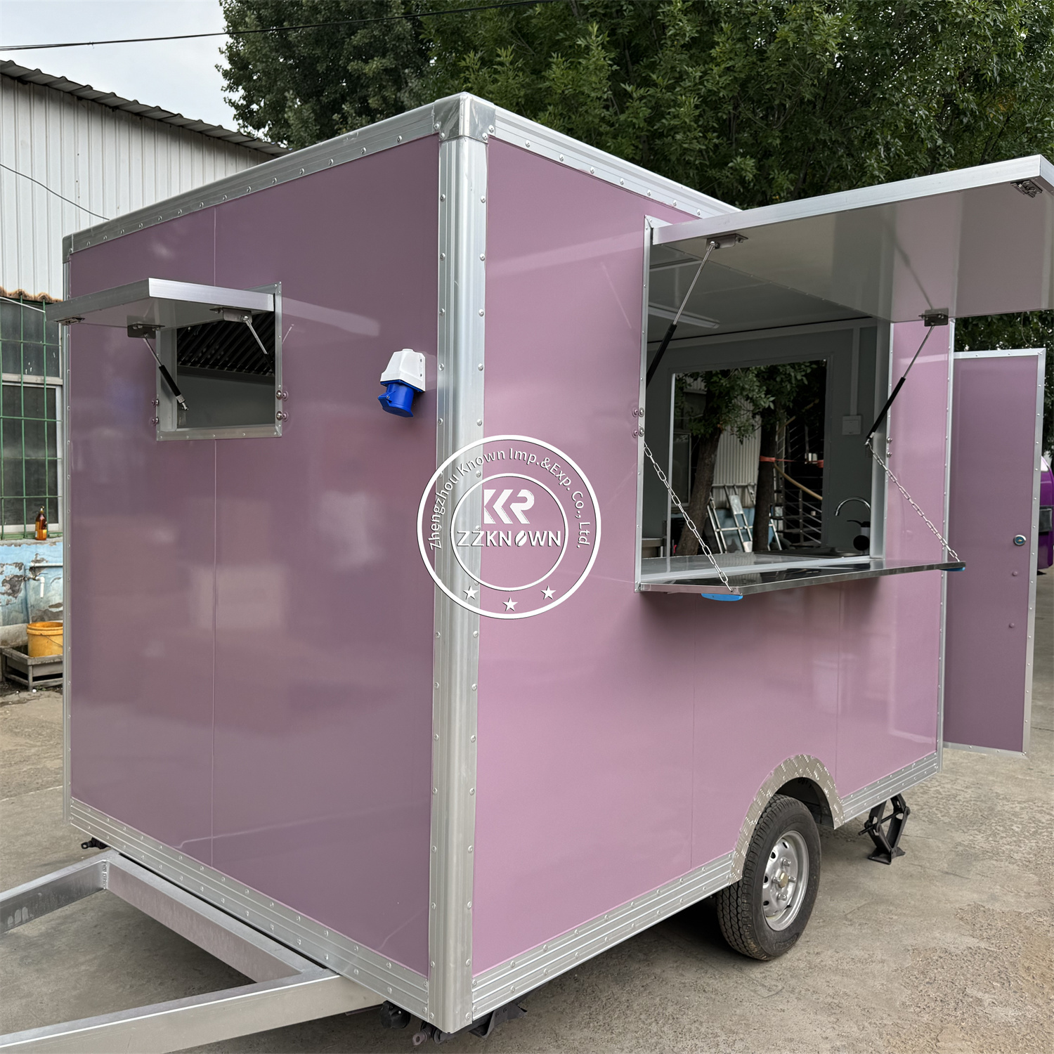 Mobile Fast Food Trailer Cart  - مراجعة Hot Dog Vending Cart وسعره