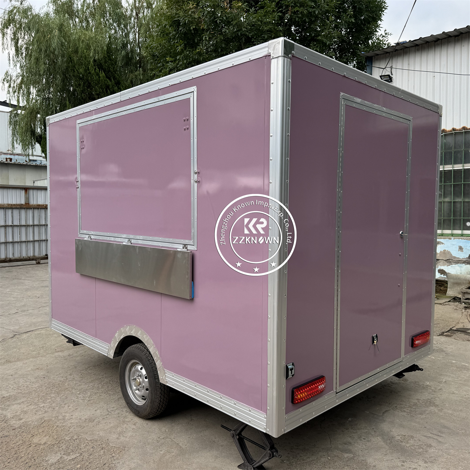 Mobile Fast Food Trailer Cart  - مراجعة Hot Dog Vending Cart وسعره