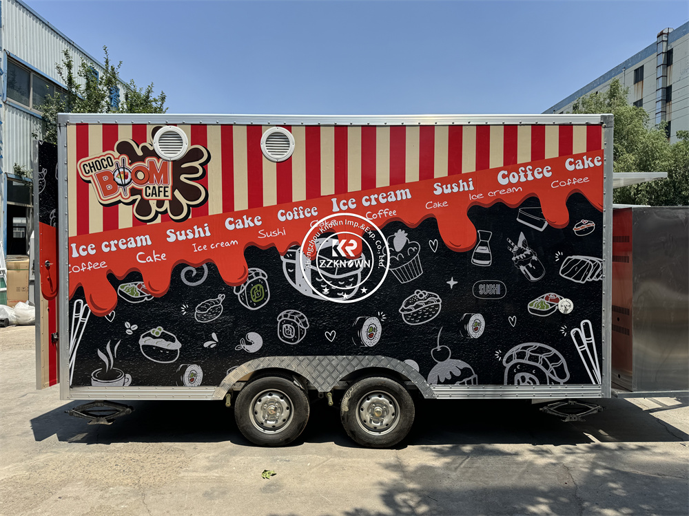 Food Trailers  Hot Dog Concess - مراجعة Hot Dog Vending Cart وسعره