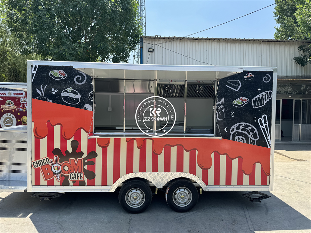 Food Trailers  Hot Dog Concess - مراجعة Hot Dog Vending Cart وسعره