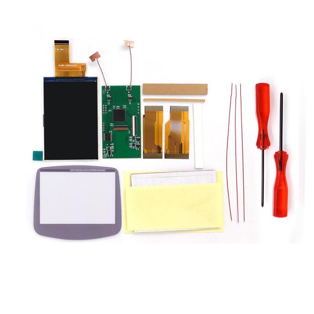 For GBA V5 Drop in Backlight L - مراجعة Lcd Screen Arcade وسعره