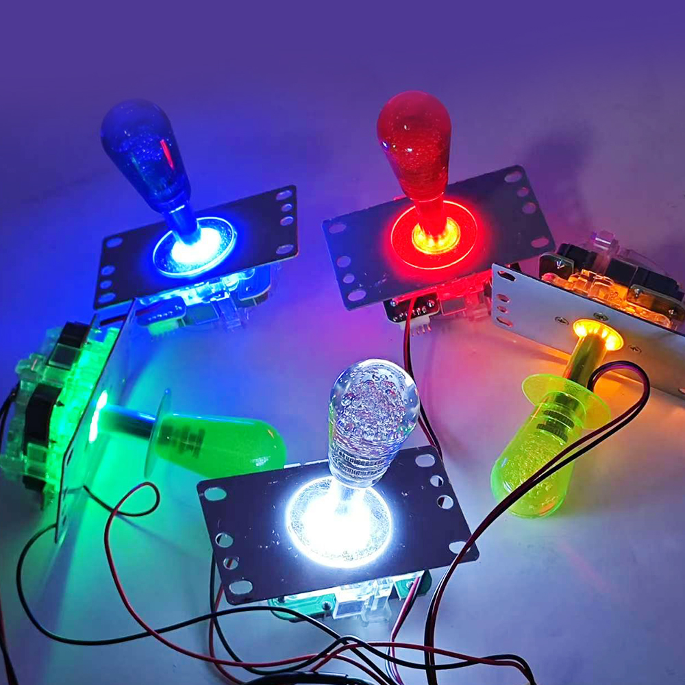 Arcade LED joystick 5V Illumin - مراجعة Arcade Button Pcb وسعره