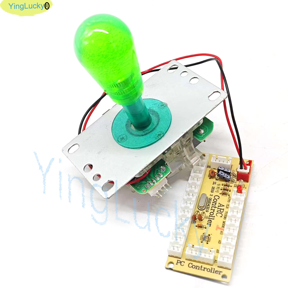 Arcade LED joystick 5V Illumin - مراجعة Arcade Button Pcb وسعره