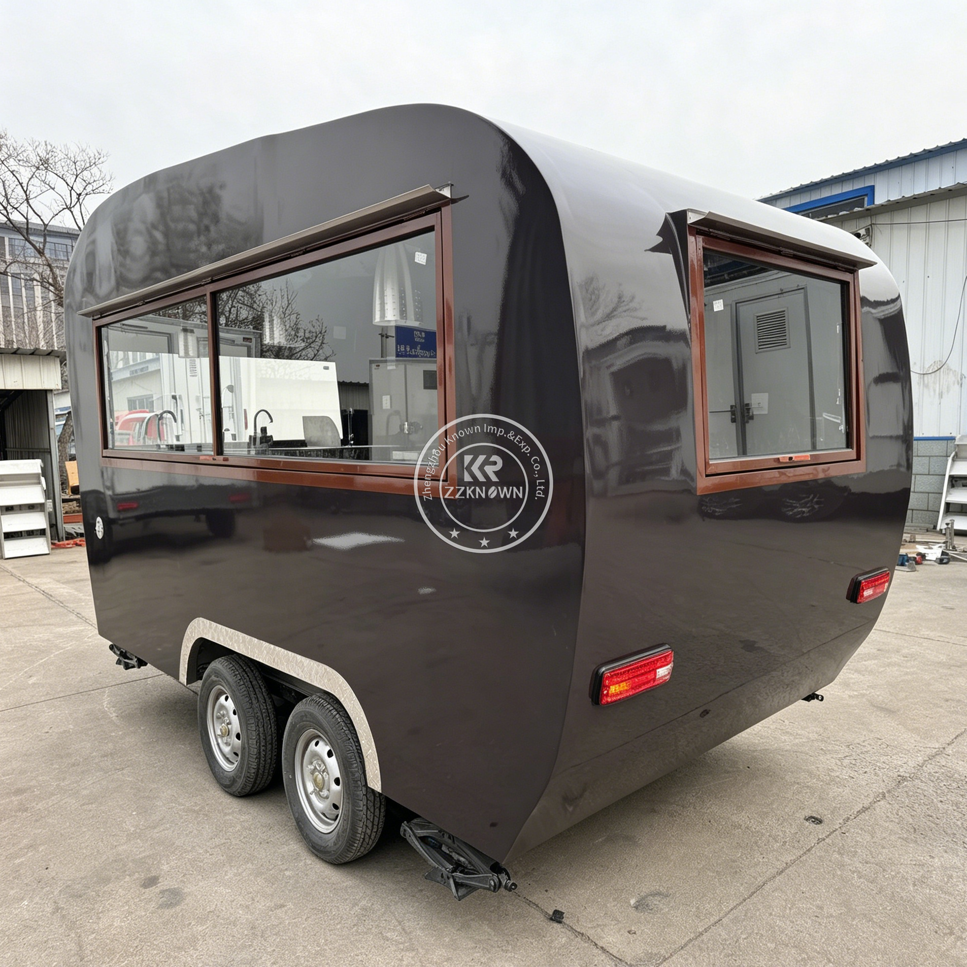 Custom Mobile Concession Food  - مراجعة Hot Dog Vending Cart وسعره