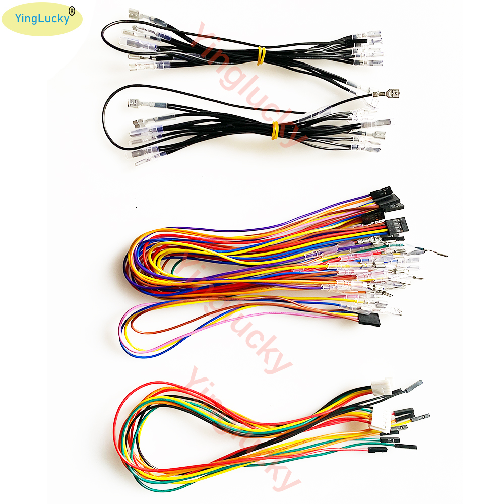 2 Players Xin Mo cable Joystic - مراجعة Arcade Button Pcb وسعره