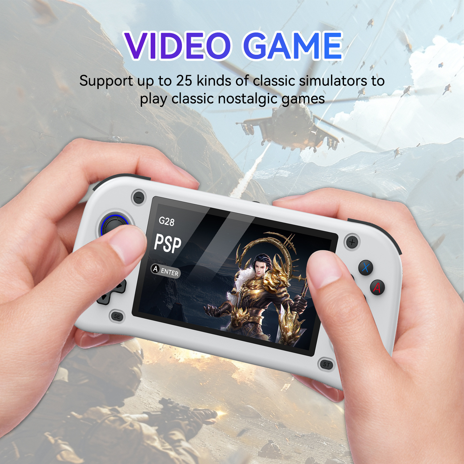 G28 game console 4.3-inch high - مراجعة Arcade Vibes وسعره