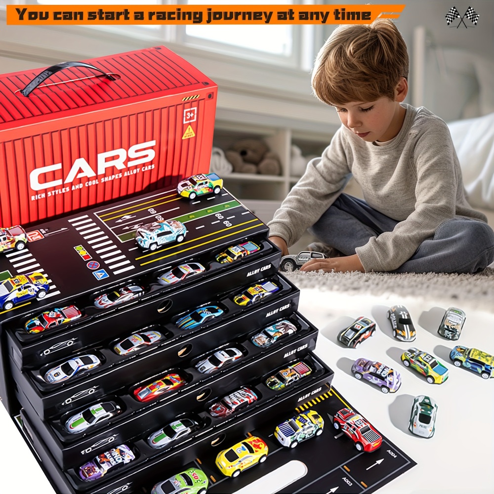 Toy Cars for Kids, 48 Pull Bac - مراجعة Racing Arcade Cabinet وسعره