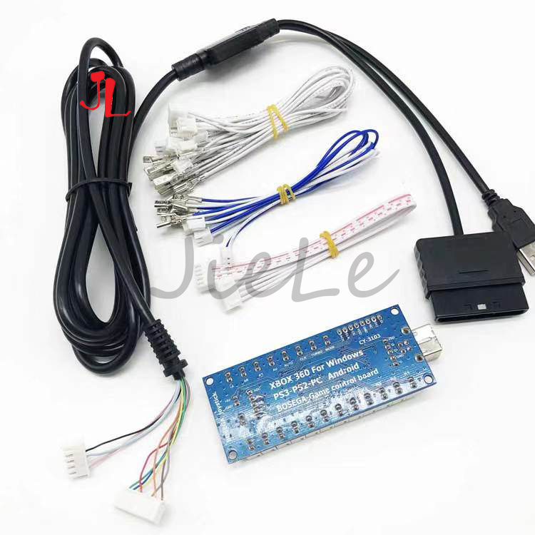 USB to Jamma Arcade Game Contr - مراجعة Arcade Button Pcb وسعره
