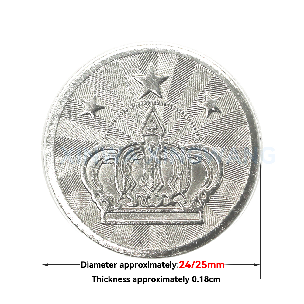 100PCS  Coins Tokens Stainless - مراجعة Arcade Games And Vending وسعره