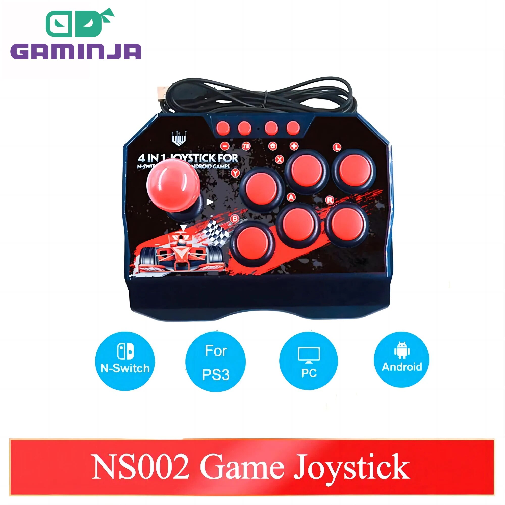 GAMINJA NS002 4 In 1 Retro Arc - مراجعة Arcade Vibes وسعره