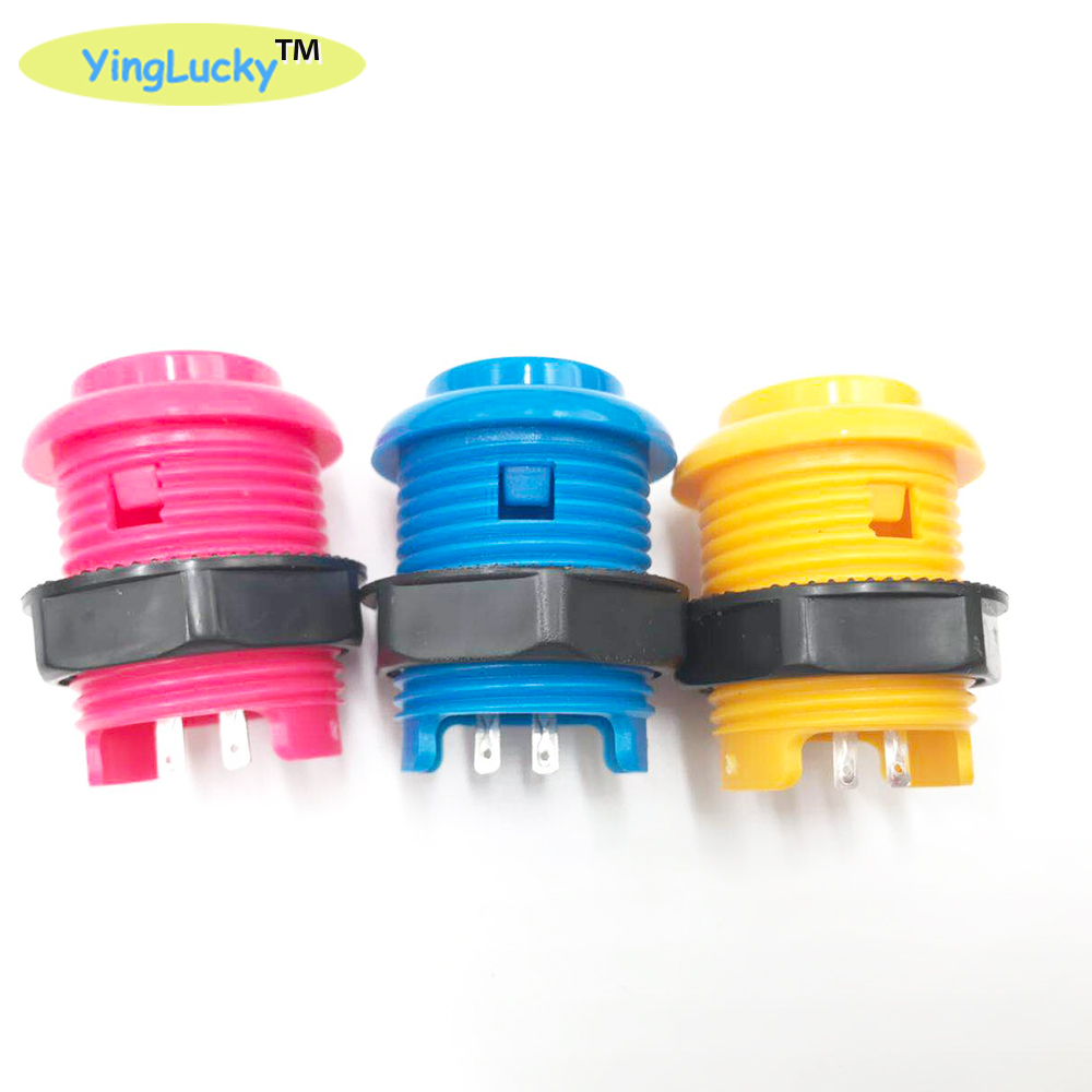 50pcs Arcade Buttons 28mm 24mm - مراجعة Coin Pusher Machine وسعره