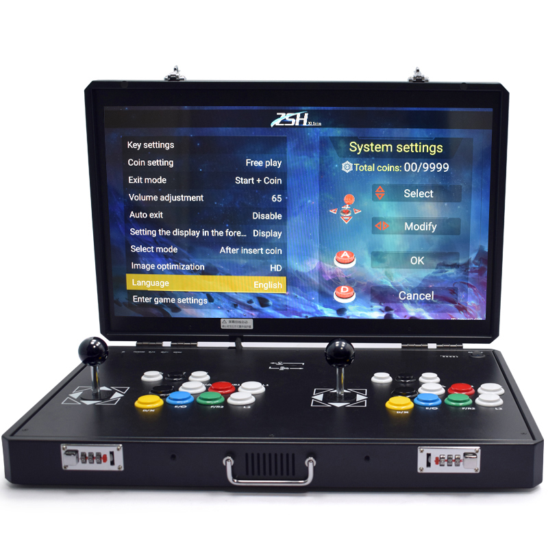 24 Inch LCD Pandora BOX ZSH 23 - مراجعة Arcade Button Pcb وسعره