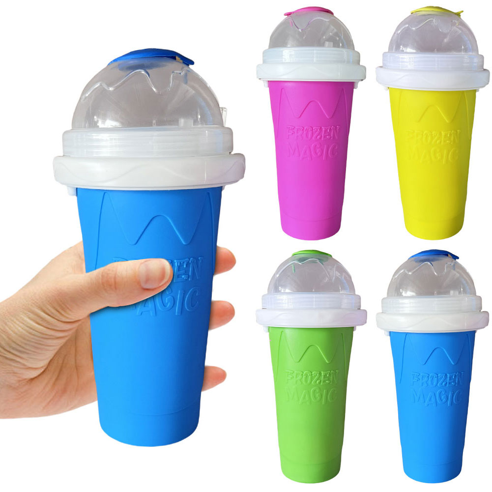 300ML Smoothies Squeeze Cup Qu - مراجعة Slushie Machine Vending وسعره