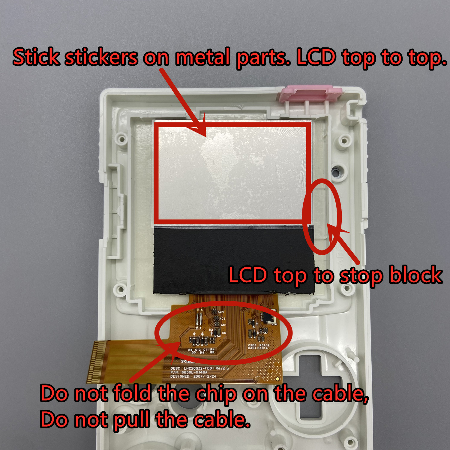 2.2 inches GBC LCD High bright - مراجعة Lcd Screen Arcade وسعره