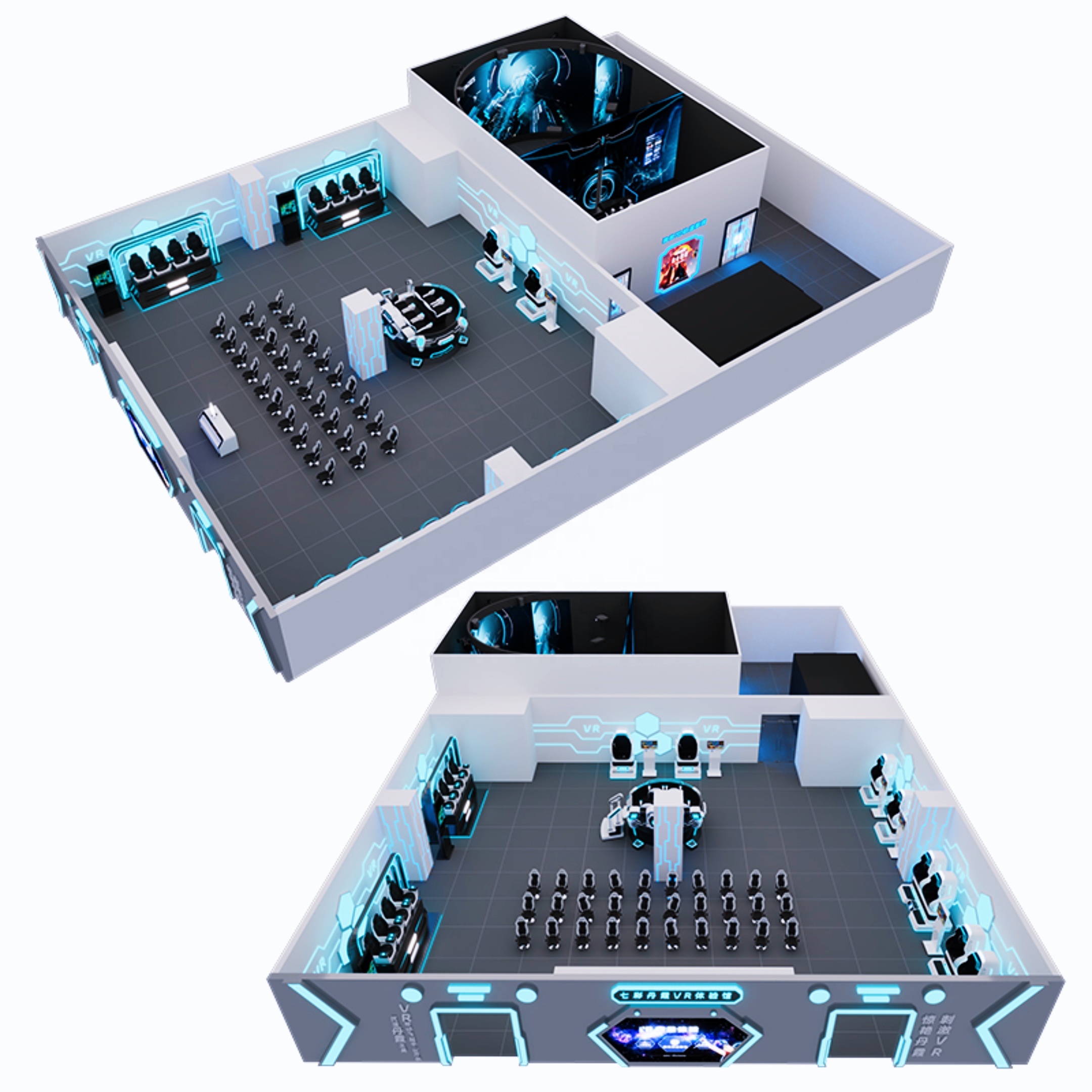 Virtual Reality Amusement Park - مراجعة 9D Vr Simulator وسعره