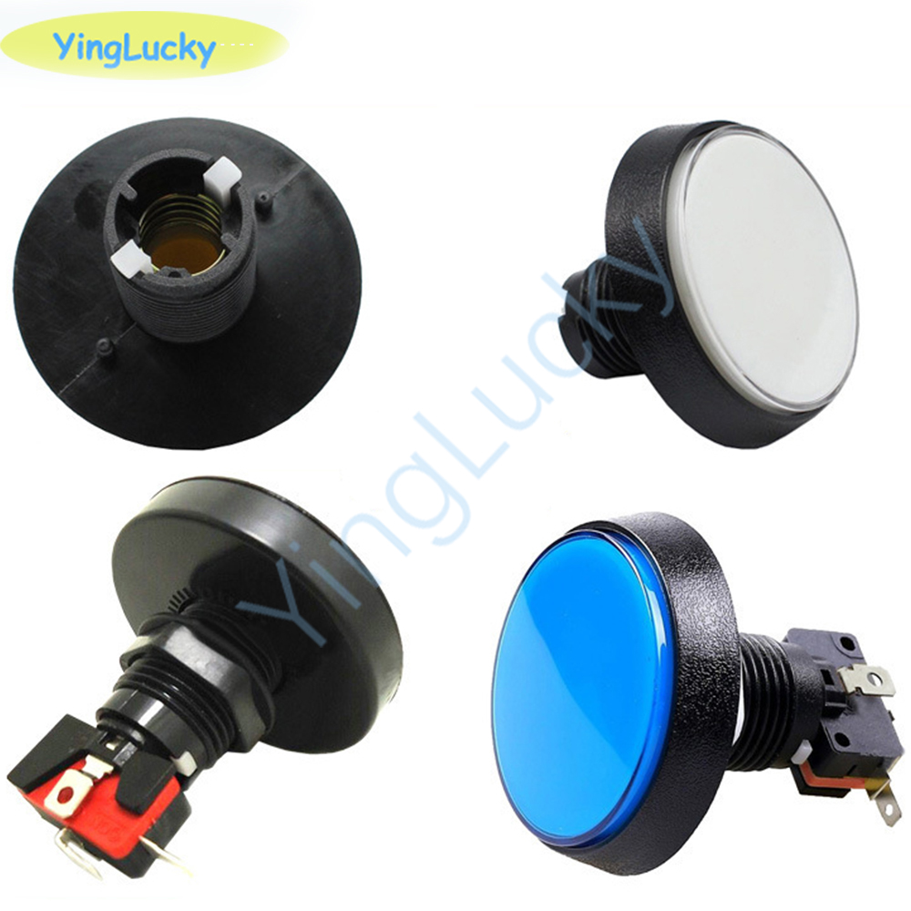10pcs Arcade Button 60MM  LED  - مراجعة Coin Pusher Machine وسعره