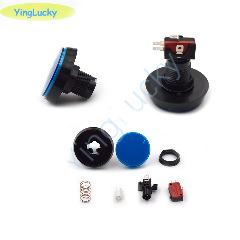 10pcs Arcade Button 60MM  LED  - مراجعة Coin Pusher Machine وسعره