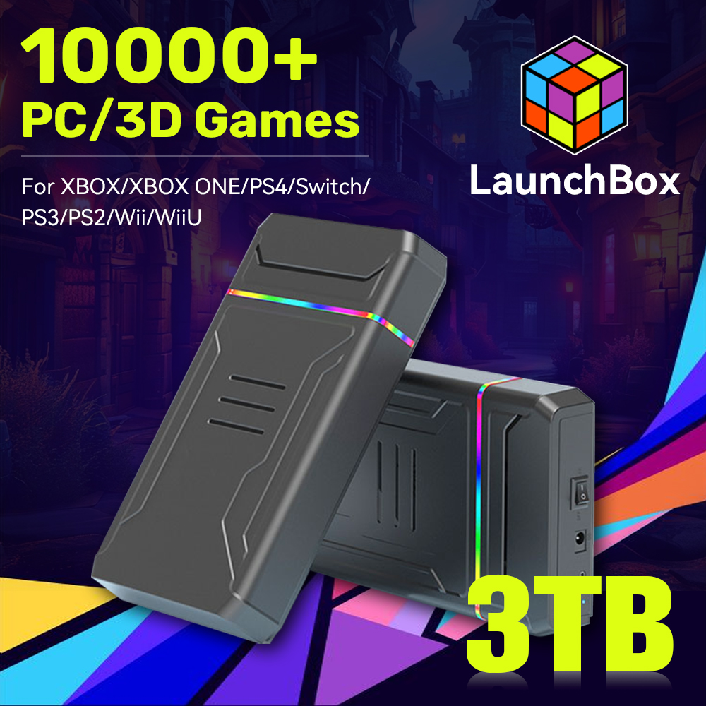 JMachen Launchbox 3TB Gaming H - مراجعة Arcade X وسعره