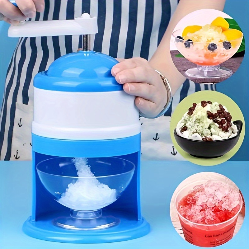 Portable Hand Crank Snow Cone  - مراجعة Slushie Machine Vending وسعره