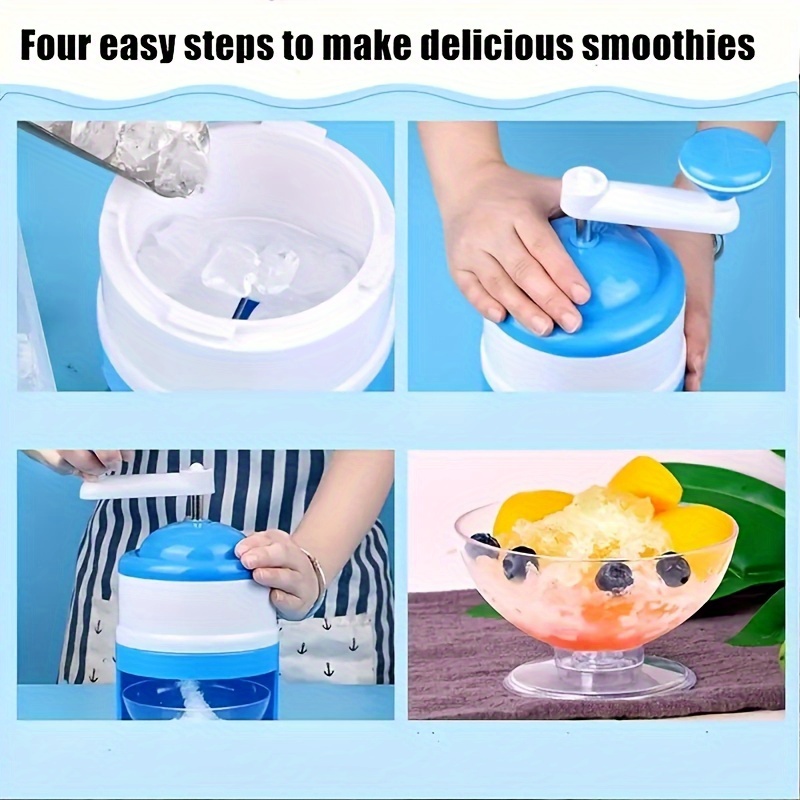 Portable Hand Crank Snow Cone  - مراجعة Slushie Machine Vending وسعره