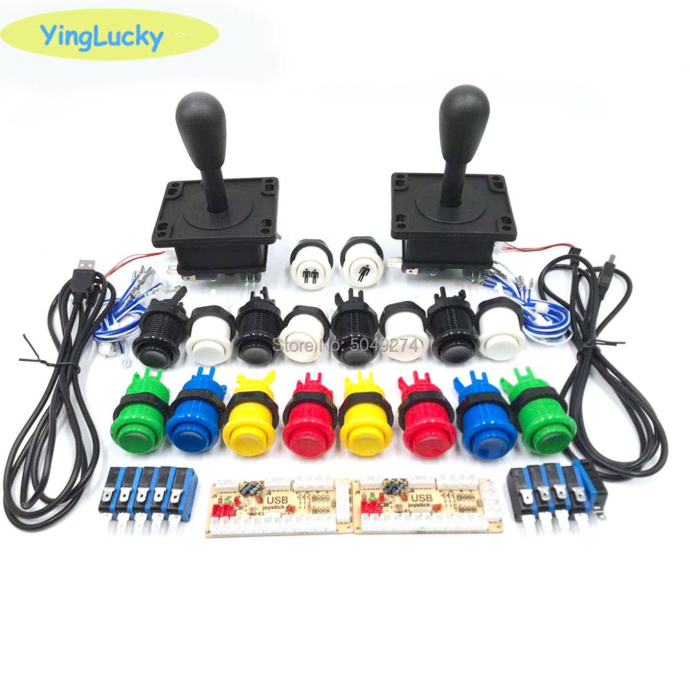 2 Players Arcade DIY Kit Zero  - مراجعة Arcade Button Pcb وسعره