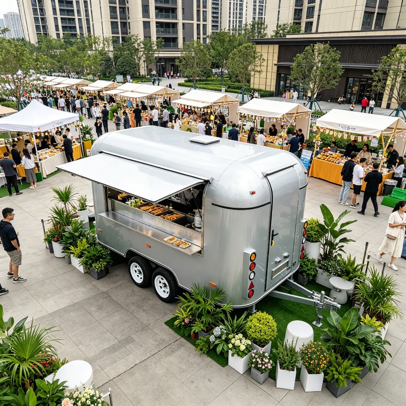 Customized Food Truck Mobile w - مراجعة Hot Dog Vending Cart وسعره
