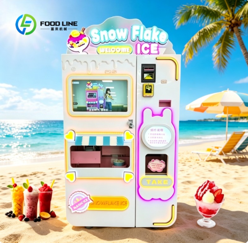 Automatic Smoothie Vending Mac - مراجعة Slushie Machine Vending وسعره