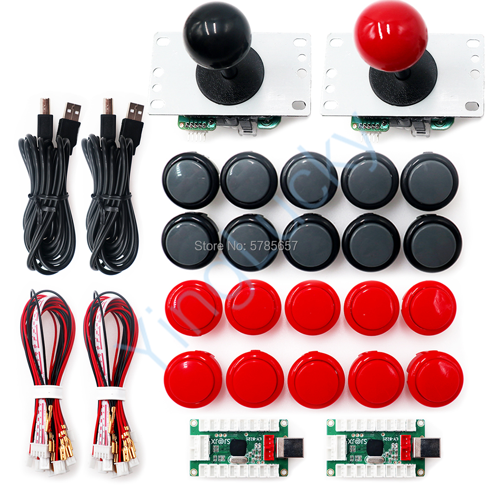 Arcade DIY Kit for 2 Players,  - مراجعة Arcade Button Pcb وسعره